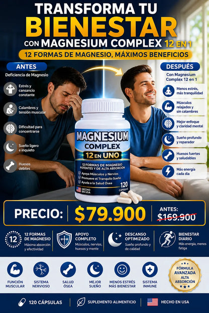 Magnesium 12 In 1 120 Capsules